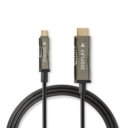 Nedis Active Optical USB Cable | USB-C™ Male | HDMI™ Connector | 18 Gbps | 5.00 m | Round | PVC | Black | Gift Box