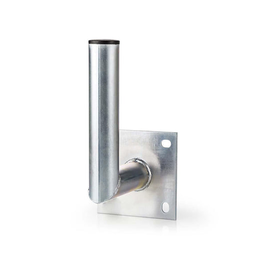 Nedis Satellite Wall Mount | Distance to wall: 150 mm | Diameter clamp: 48 mm | Maximum dish size: 100 cm | Steel | Silver