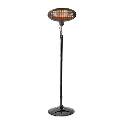 Nedis Patio Heater | 2000 W | 3 Heat Settings | Fall over protection | IP34 | Black