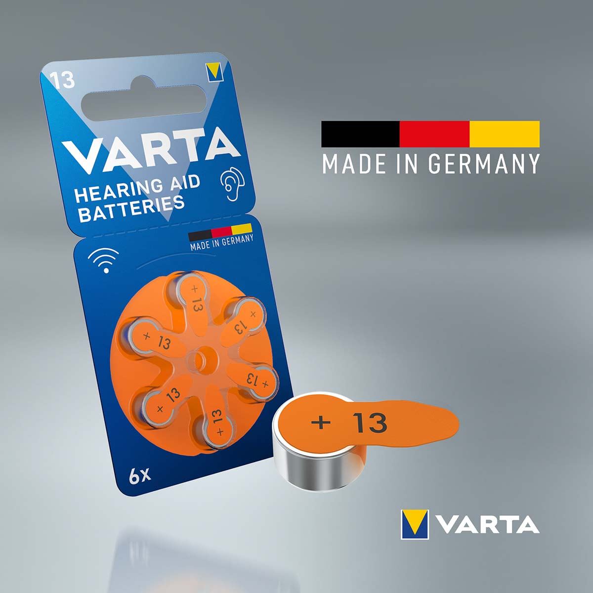 Varta Hearing Aid Batteries Type 13 6-Blister