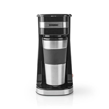 Butler Single-Serve Coffee Maker | 0.4 l | 750 W | Insulated Travel Mug/Cup | Auto shut-off | Black / Silver