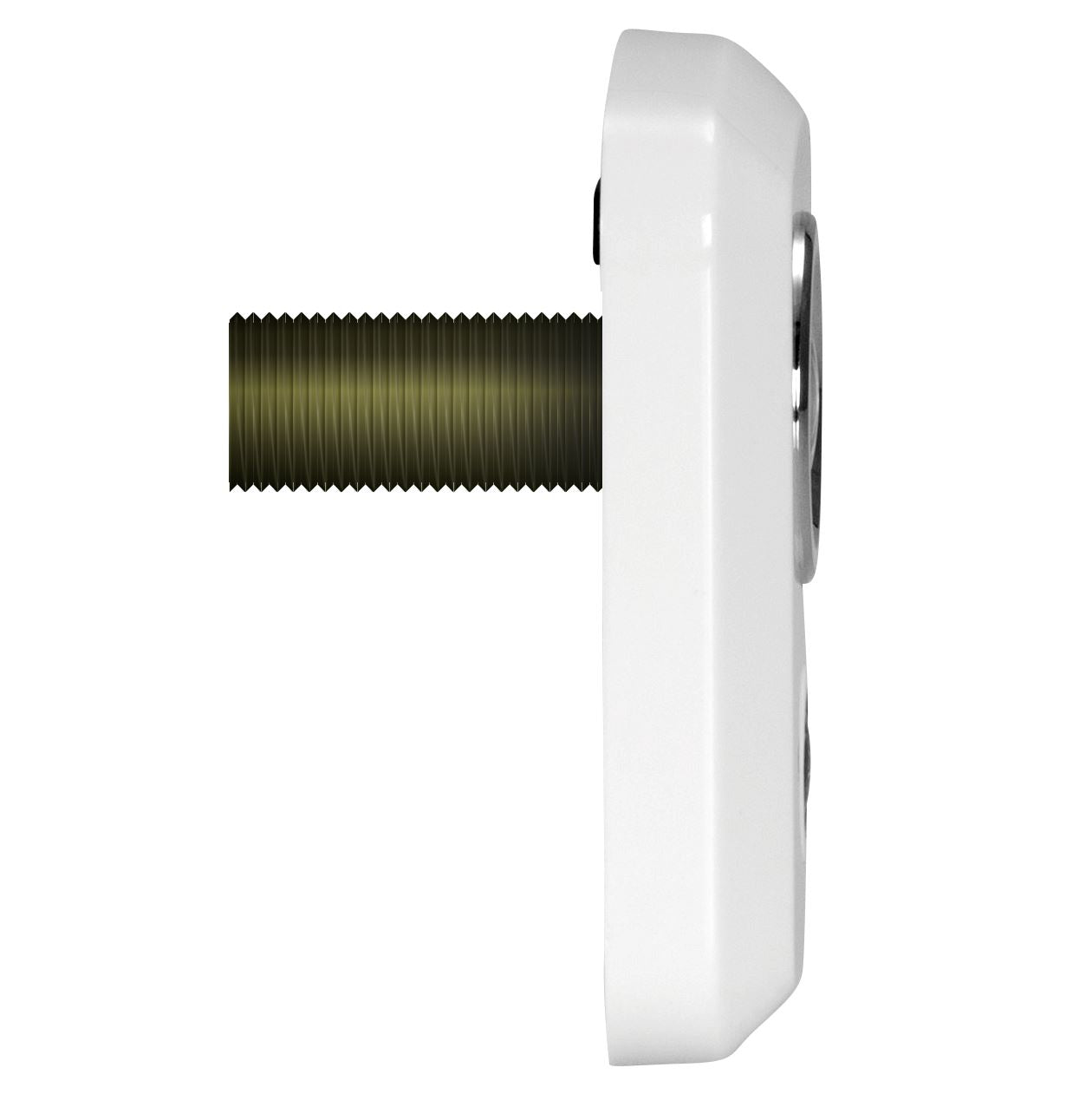 Alecto LCD Digital Battery Powered Door Peephole Viewer with Colour 2.4" Display | White