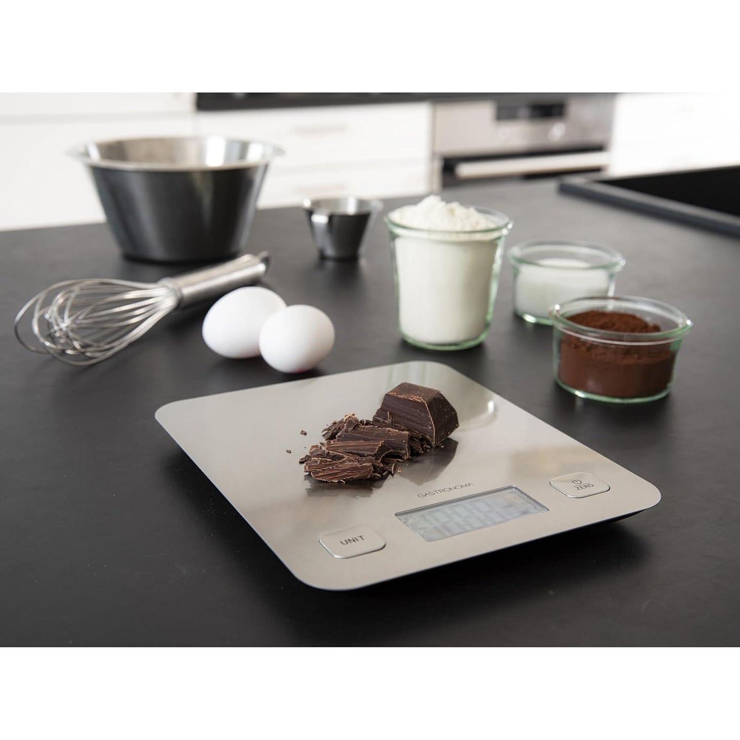 Gastronoma 18310015 | Digital LCD Electronic Kitchen Scale 5 kgs | Stainless Steel