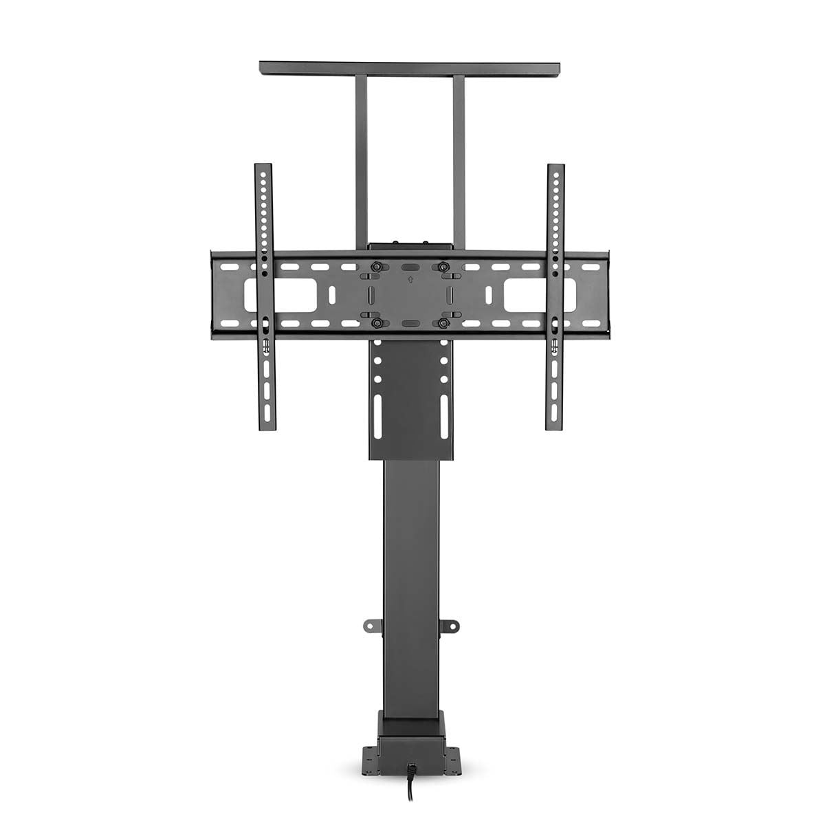 Nedis Motorised TV Stand | 37 - 80 " | Maximum supported screen weight: 60 kg | Built-in Cabinet Design | Lift range: 79 - 184 cm | Remote controlled | ABS / Steel | Black