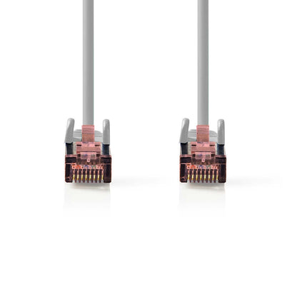 Nedis CAT6 Network Cable | RJ45 Male | RJ45 Male | S/FTP | 5.00 m | Round | LSZH | Grey | Label