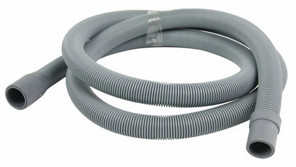 Nedis Outlet Hose | 21 mm | 19 mm | 1.5 Bar | 90 °C | 1.80 m | Application: Dish / Washing Machine | Grey