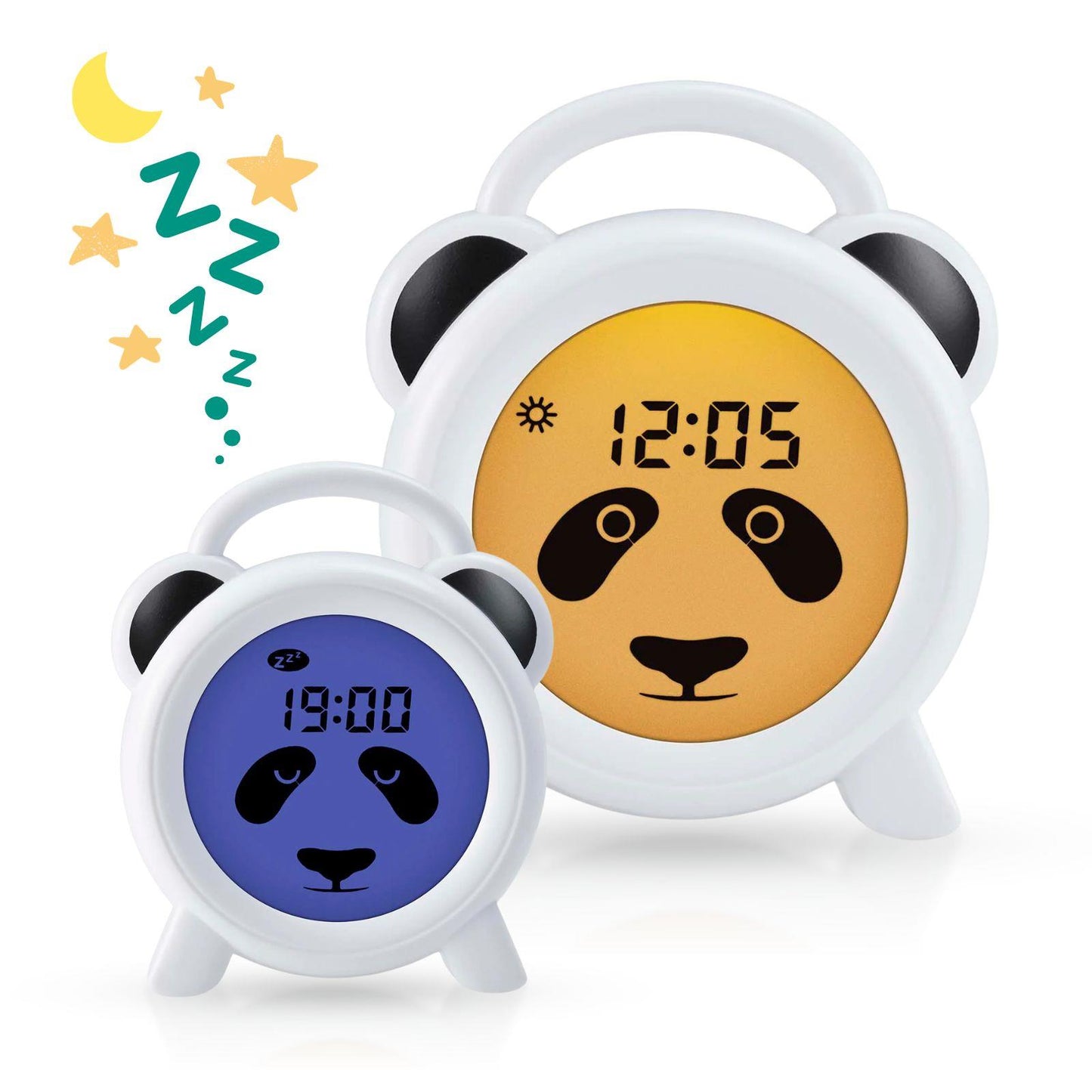 Alecto BC100PANDA | Sleep Trainer & Night Lamp Light / Alarm Clock - Panda