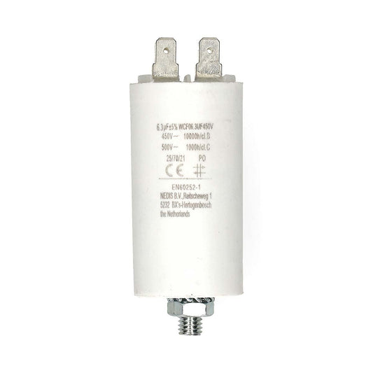 Nedis WCF06.3UF450V | Capacitor | 6.3 uF | 450 V | Faston | 10 pcs