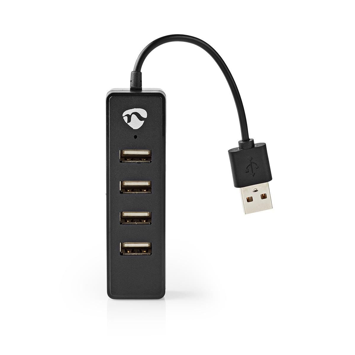 Nedis USB Hub | USB-A Male | 4x USB A Female | 4 port(s) | USB 2.0 | USB Powered