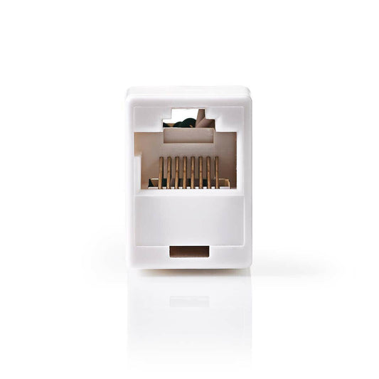 Nedis Network Coupler | CAT5e | Unshielded | RJ45 Female | RJ45 Female | Straight | ABS | Box