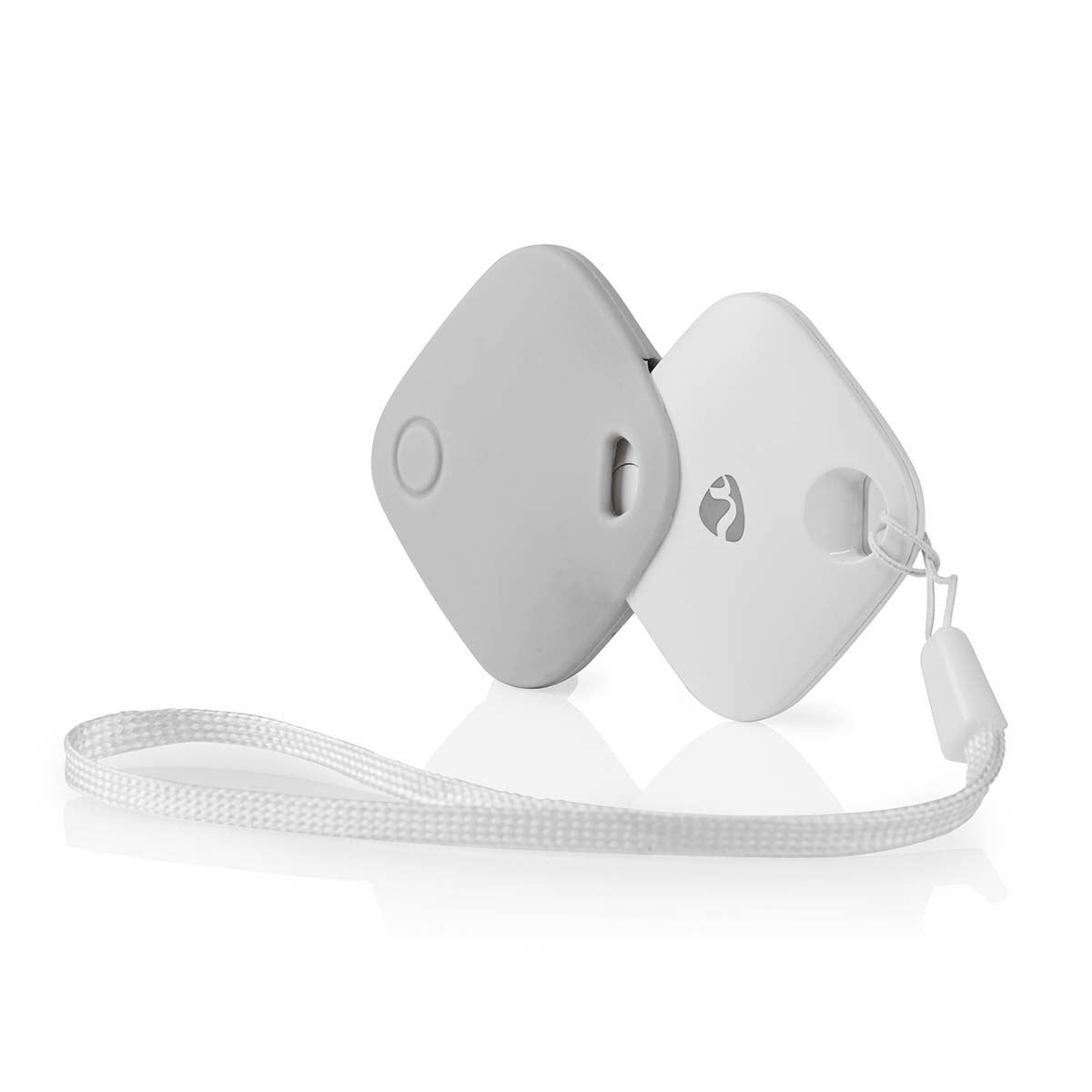 Nedis Key Finder | Compatible with: Apple Find My App | Battery Powered | 1x CR2032 | Batteries included | Bluetooth® version: 5.1 | Battery life up to: 1 year | White | 1 pcs