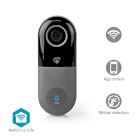 Nedis SmartLife Video Doorbell | Wi-Fi | Transformer | Full HD 1080p | Cloud Storage (optional) / microSD (not included) | IP54 | With motion sensor | Night vision | Black / Grey