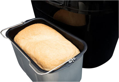 Gastronoma 18260001 | Automatic Bread Maker | 12 Digital Preset Programs | Time | LCD Screen | Black