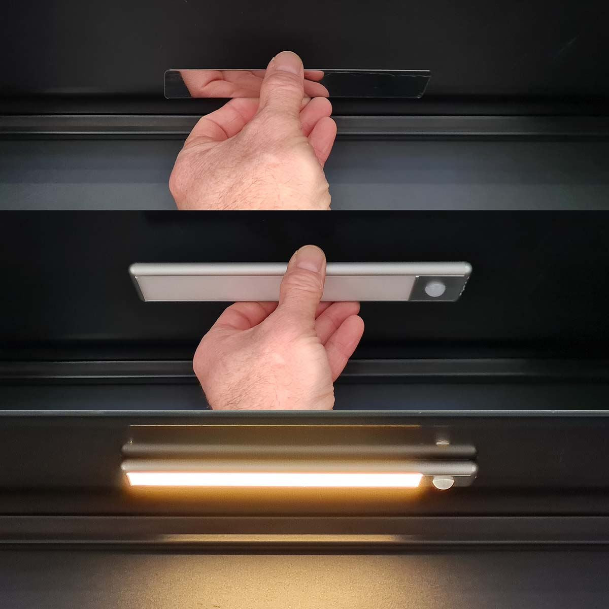 Nedis Cabinet Light | 110 lm | Rechargeable | 1100 mAh | Motion Sensor | 10 hrs | 5 V DC