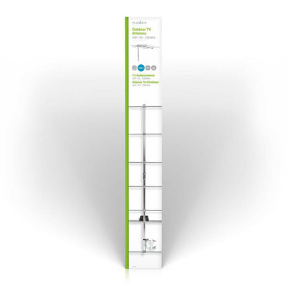 Nedis Outdoor Antenna | VHF | Reception range: ≥50 km | Gain: 13 dB | 75 Ohm | Antenna length: 1348 mm | Aluminium
