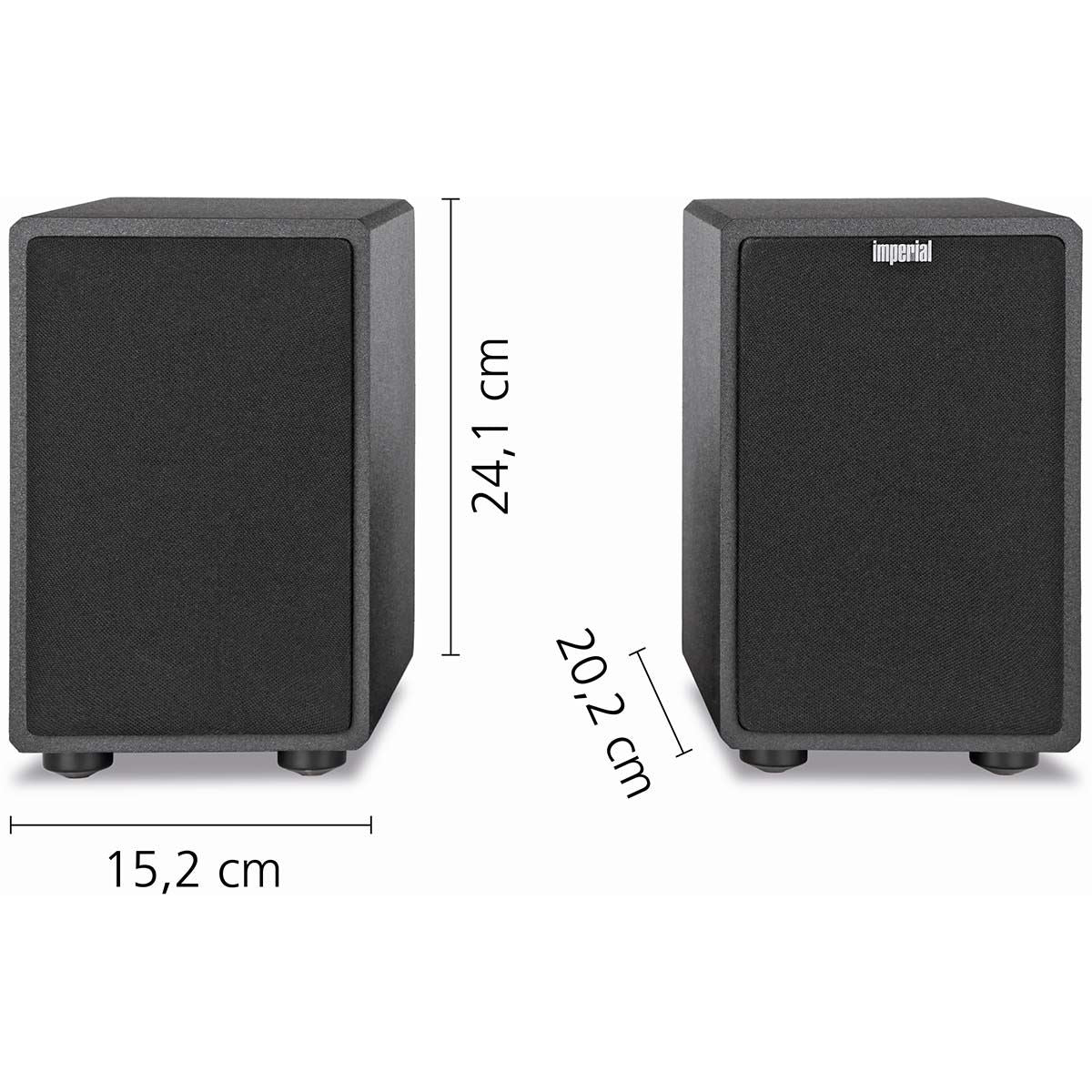 Imperial Speaker set with two passive 20 W speakers