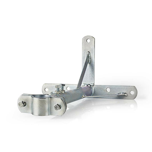Nedis Satellite Wall Mount | Minimum wall distance: 350 mm | Maximum wall distance: 660 mm | Distance to wall: 0.00 mm | Diameter clamp: 32 - 42 mm | Steel | Silver