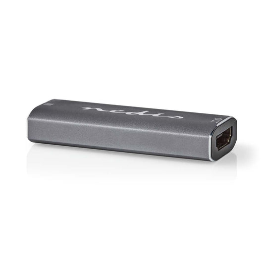 Nedis HDMI™ Repeater | 25.0 m | 8K@60Hz | 48 Gbps | Aluminium | Anthracite