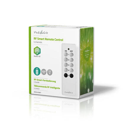 Nedis RF Smart Remote Control | 4 Channels | Programmable buttons