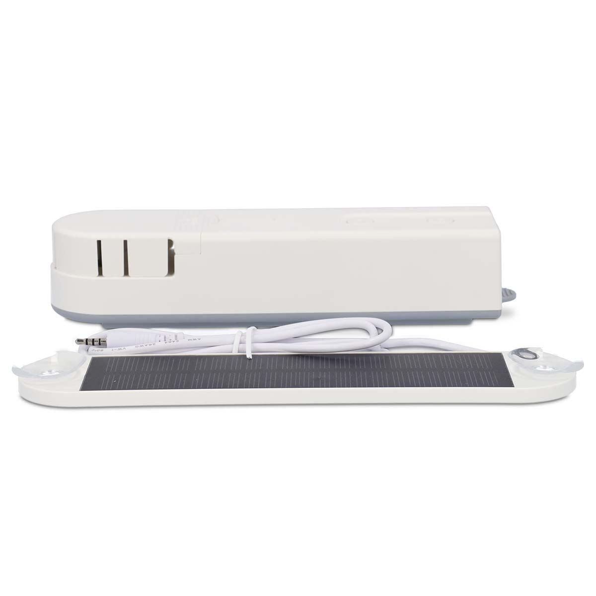 Nedis SmartLife Curtain Robot | Cable System | Panel curtains / Roller blinds / Roman blinds | Mains Powered / Solar Powered | 2000 mAh | Bluetooth® | White