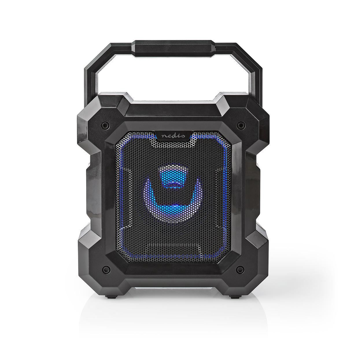 Nedis Bluetooth® Speaker | Maximum battery play time: 13 hrs | Table Design | 5 W | Mono | Built-in microphone | Black