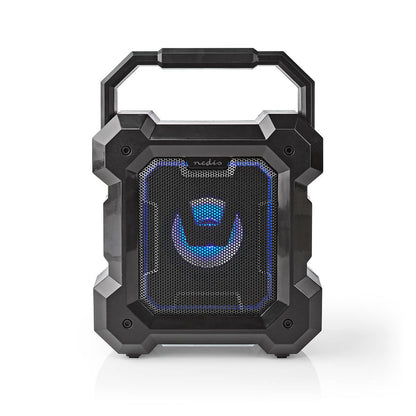 Nedis Bluetooth® Speaker | Maximum battery play time: 13 hrs | Table Design | 5 W | Mono | Built-in microphone | Black