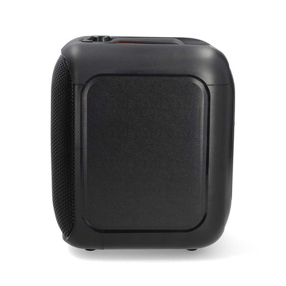 Nedis Bluetooth® Party Speaker | Maximum battery play time: 5 hrs | 150 W | Carrying handle | Party lights | Linkable | Equalizer | Black / Orange