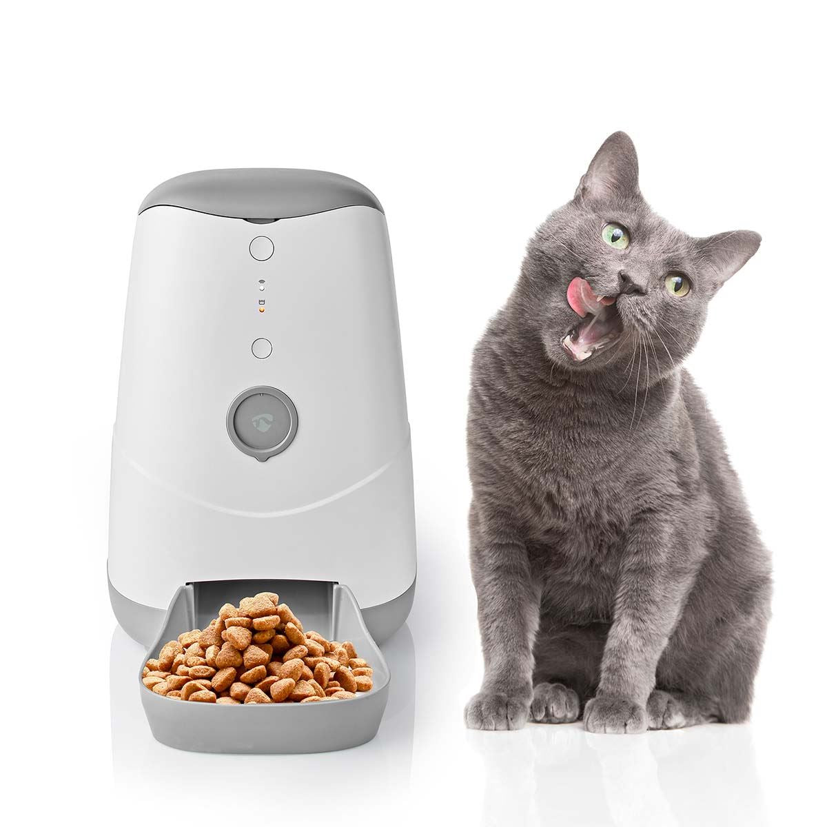 Nedis SmartLife Pet Food Dispenser | Automatic Dog and Cat Feeder | Wi-Fi | 3.7 l | Android™ / IOS