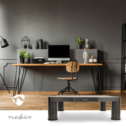 Nedis Monitor Stand | Ergonomics: Yes | Maximum carrying capacity: 18 kg | Universal | Adjustable height: Yes