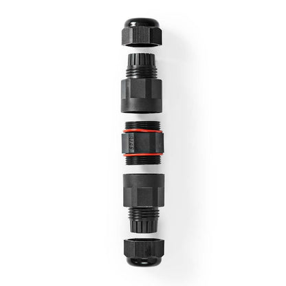 Nedis Network Coupler | Outdoor | CAT6 | Shielded | RJ45 Female | RJ45 Female | Straight | PVC | Box
