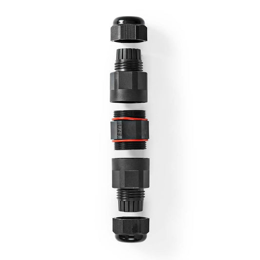 Nedis Network Coupler | Outdoor | CAT6 | Shielded | RJ45 Female | RJ45 Female | Straight | PVC | Box