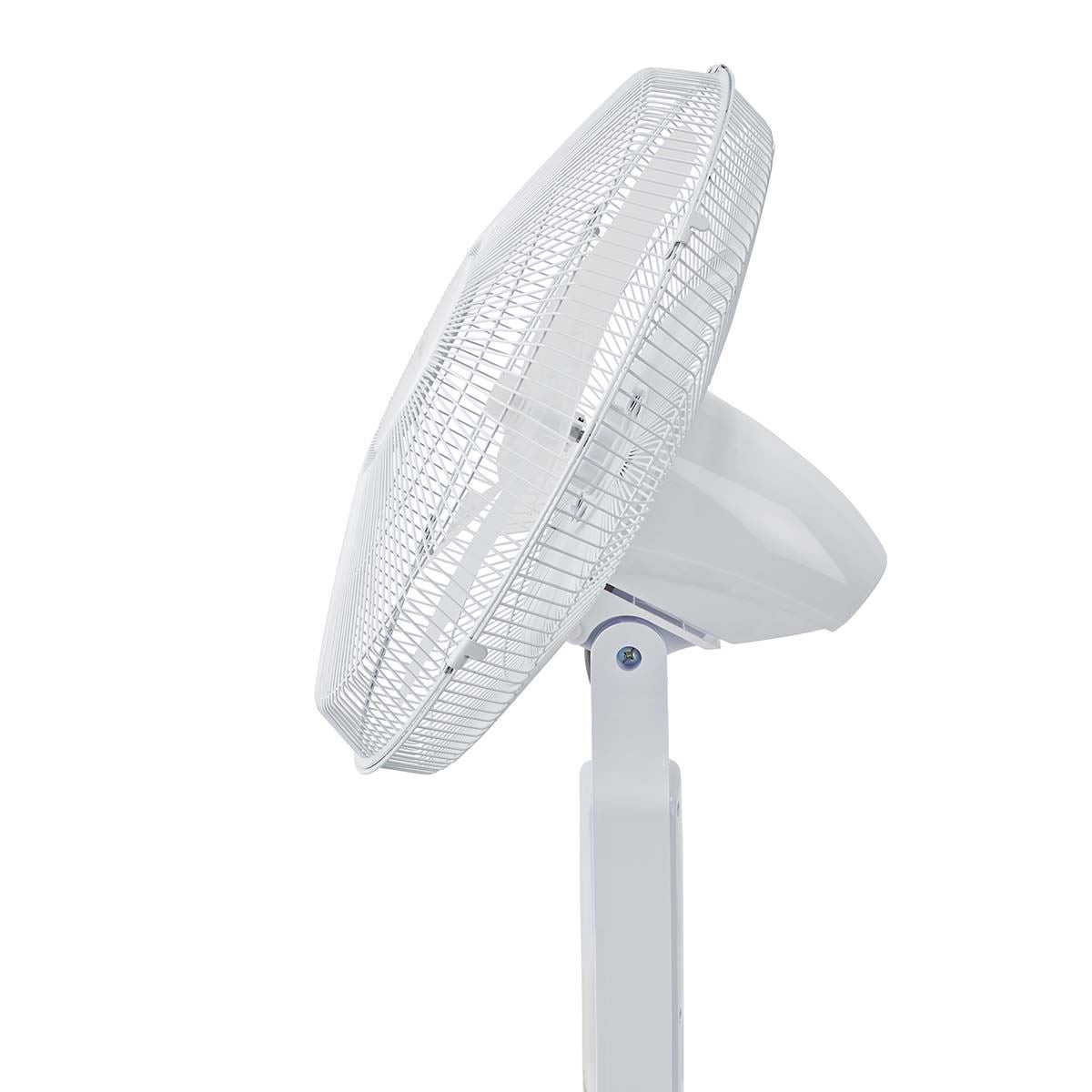 Nedis SmartLife Fan | Wi-Fi | 400 mm | Adjustable height | Rotates automatically | 3-Speed | Timer | Remote control | Android™ / IOS | White