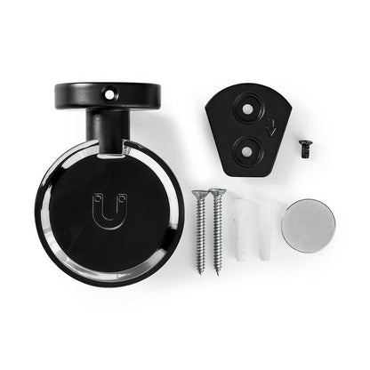 Nedis Speaker Mount | Compatible with: Google Home® | Wall | 2 kg | Fixed | Metal / Steel | Black