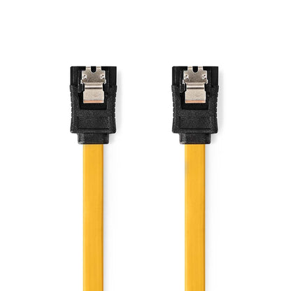 Nedis SATA Cable | 6 Gbps | SATA 7-Pin Female | SATA 7-Pin Female | Nickel Plated | 0.50 m | Flat | PVC | Yellow | Box