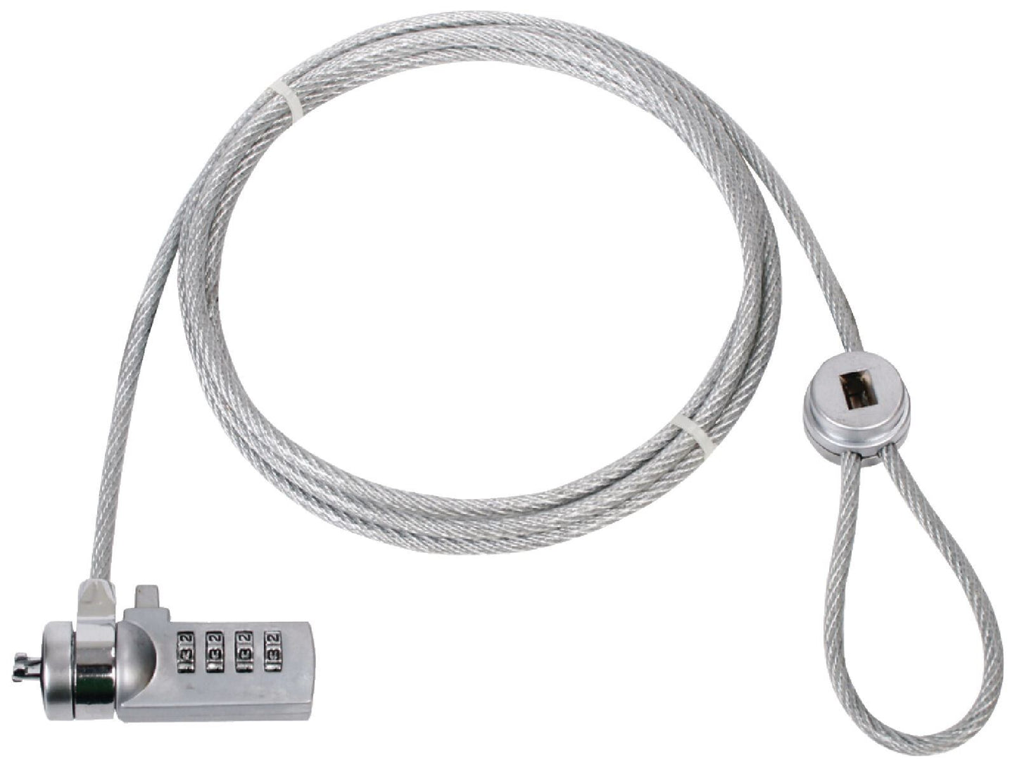 Nedis Notebook Lock | Lock type: Digit | 1.80 m | Zinc Alloy
