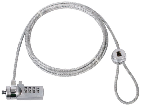 Nedis Notebook Lock | Lock type: Digit | 1.80 m | Zinc Alloy