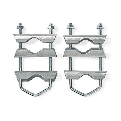 Nedis Satellite Mast Clamp | Diameter range: 40 - 60 mm | Steel | Silver