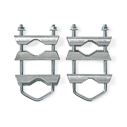 Nedis Satellite Mast Clamp | Diameter range: 40 - 60 mm | Steel | Silver