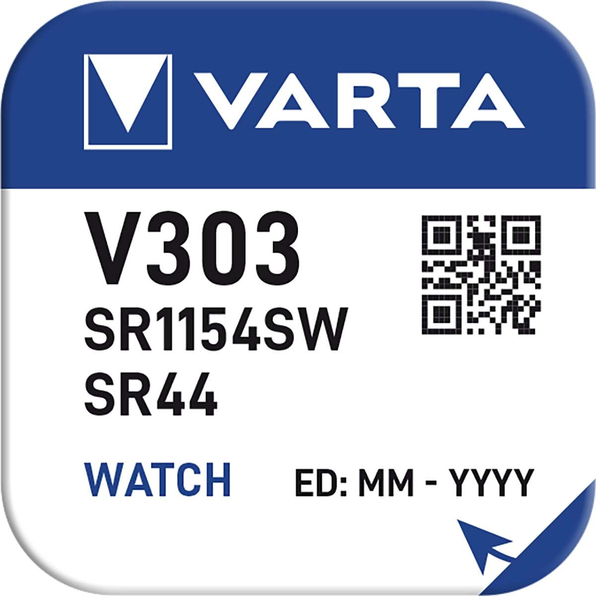 Varta Silver-Oxide Battery SR44 1.55 V 170 mAh 1-Pack