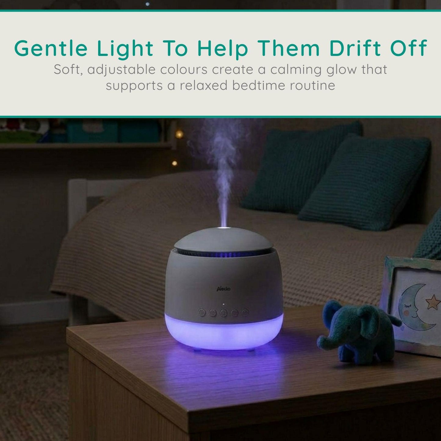 Alecto BC23 | Aroma diffuser | Night Light & Humidifier | White