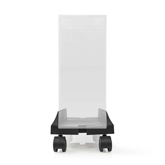Nedis Computer Trolley | Adjustable Width / Full Motion | 14.5 - 24.2 cm | 20 kg | Metal / Plastic | Black