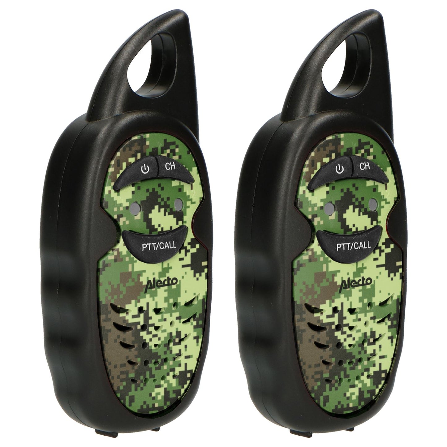 Alecto Walkie-Talkie Set | 2 Handsets | Up to 3 km | Frequency channels: 3 | PTT | up to 3 Hours | Camouflage