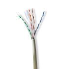 Nedis CCBG8525GY305 | Network Cable Roll | CAT6 | Stranded | U/UTP | Bare Copper | 305.0 m | Indoor | Round | LSZH | Grey | Pull Box