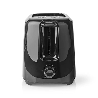 MELISSA 16140149 | Toaster | 2 Slots | 700 W | 6 Browning levels | Removable crumb tray | Cancel function | Black