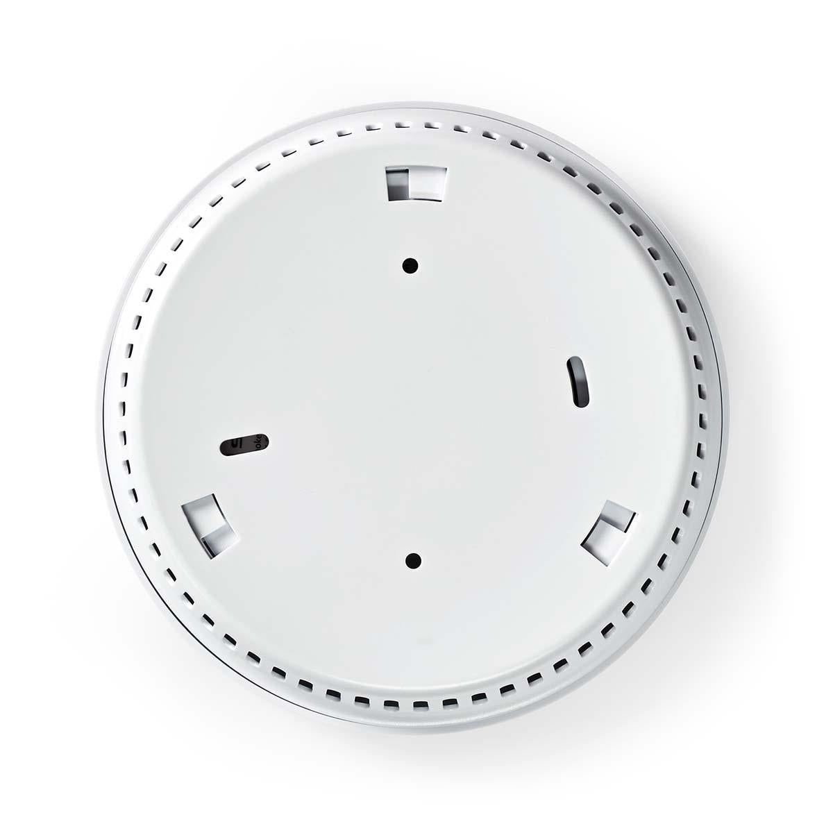 Nedis Smoke & Carbon Monoxide Alarm | Battery Powered | Battery life up to: 10 year | EN 14604 | With test button | 85 dB | ABS | White