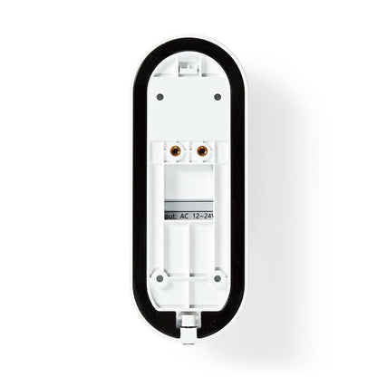Nedis SmartLife Video Doorbell | Wi-Fi | Battery Powered / Transformer | Full HD 1080p | Cloud Storage (optional) / microSD (not included) | IP54 | With motion sensor | Night vision | White