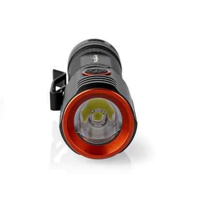 Nedis LED Torch | Battery Powered | 3.7 V DC | 20 W | N/A | Batteries included | Rechargeable | Rated luminous flux: 2000 lm | Light range: 180 m | Beam angle: 10 °
