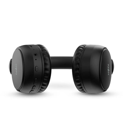 Nedis Wireless Over-Ear Headphones | Maximum battery play time: 12 hrs | Built-in microphone | Press Control | Voice control support | Volume control | Black