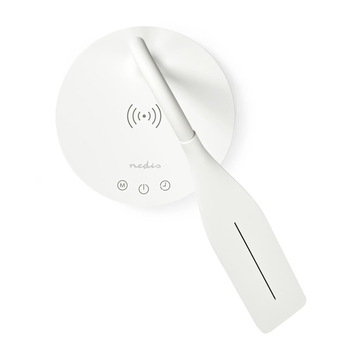 Nedis LED Lamp with Wireless Charger | Dimmer - On Product | LED / Qi | 10 W | With dimming | Cool White / Natural White / Warm White | 2700 - 6500 K