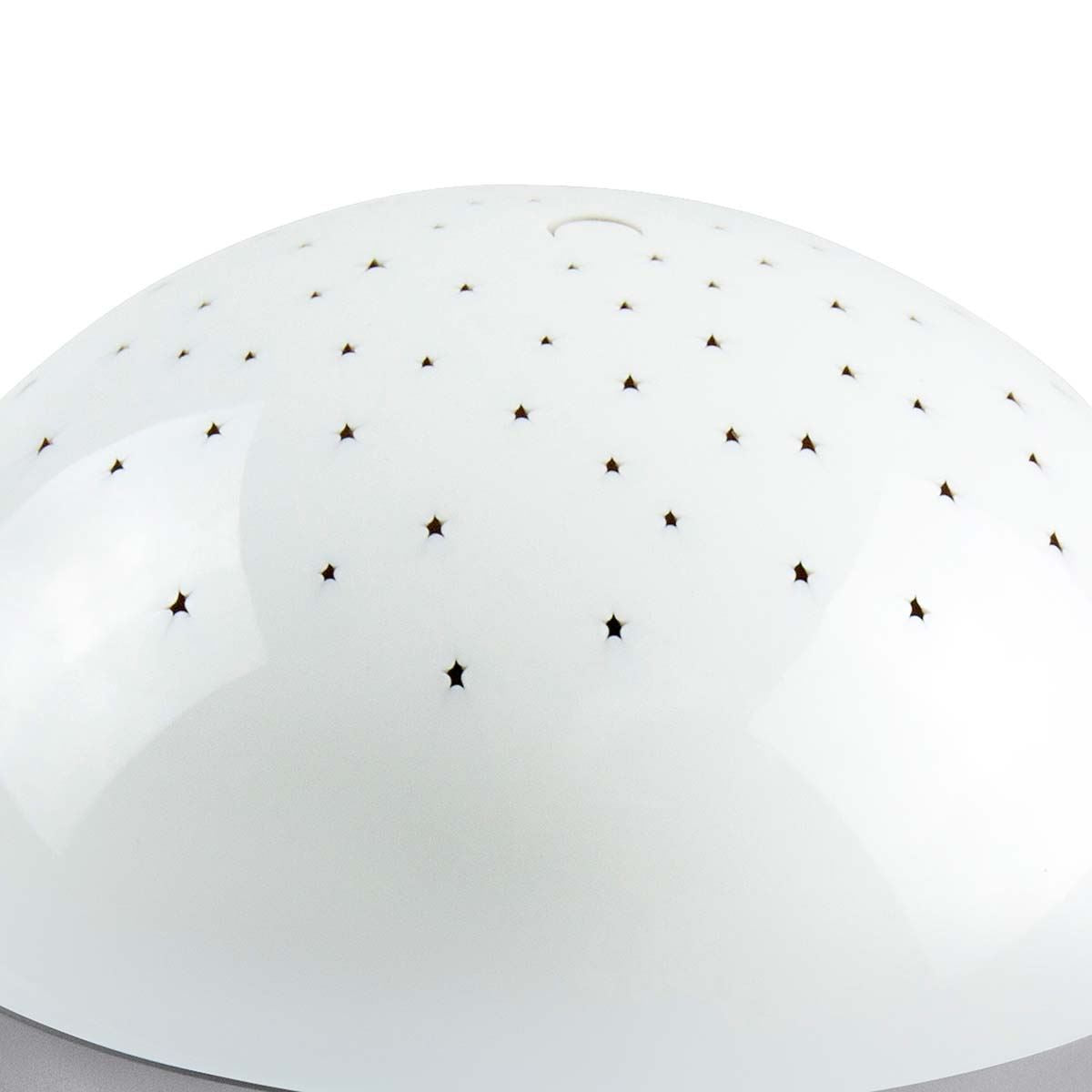Alecto Starry Sky Nusery Projector | Adjustable Play Time | Voice Activated | Music & Light | White / Grey
